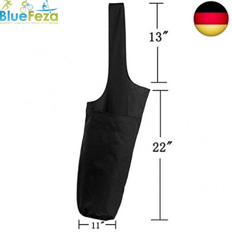 Onegenug Vianber Yoga Matte Tasche, Faltbare Leinwand Yoga Übung Matte Tote