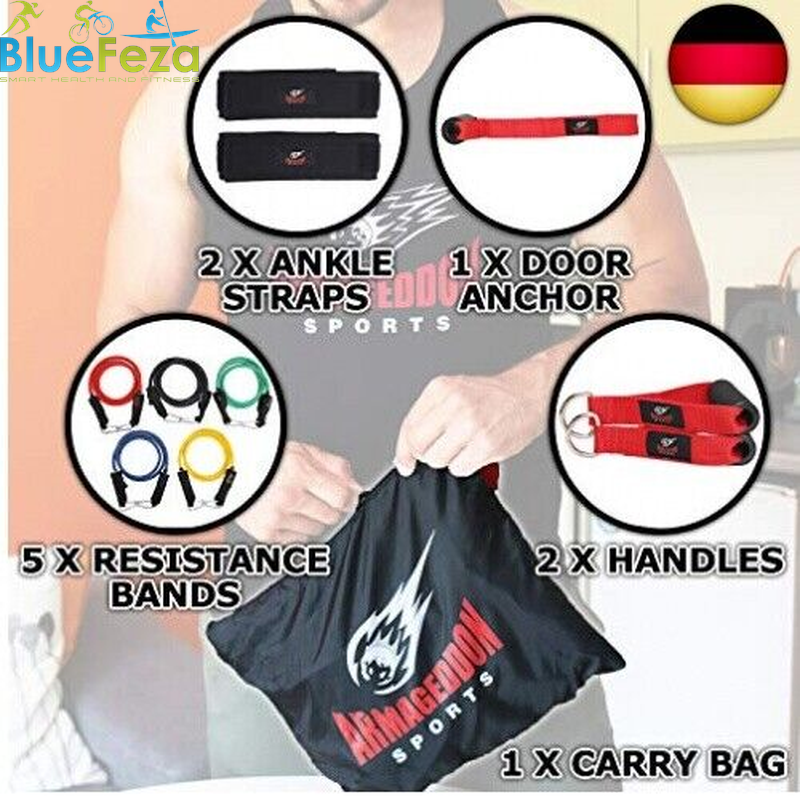 Resistance Bands Set, Widerstandsbän