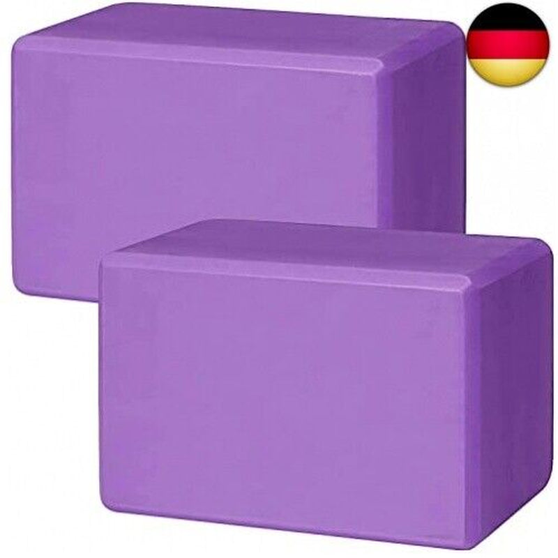 PIQIUQIU Yoga Block, 2Er Yogablock Für Yoga Pilates Training, Hochwertige Yoga