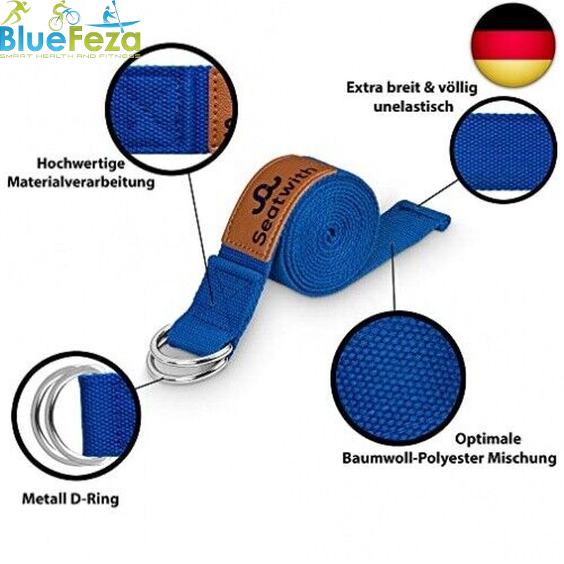 Seatwith Yoga-Gurt Mit Metall-D-Schna